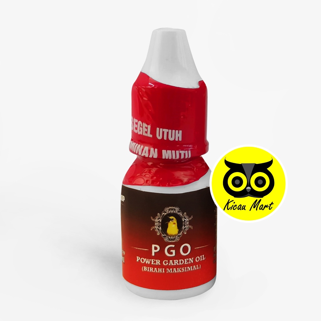 PGO VITAMIN PLECI POWER GARDEN OIL OBAT DOPING SUPLEMENT PENGGACOR BURUNG PLECI KOLIBRI CIBLEK PWGO