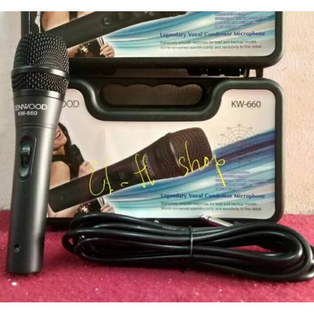 Mic kabel kenwood kw660/ mic kenwood kw 660 / mic kabel profesional/ mic kenwood