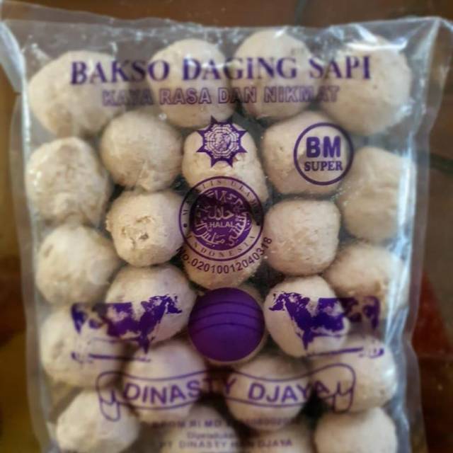 

Bakso sapi bm super dinasty djaya