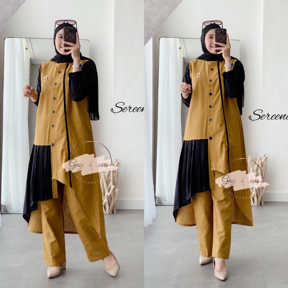 SEREENA by GAGIL FASHION (Setelan kasual, set kasual, set celana tunik, stelan  atasan dan bawahan, 