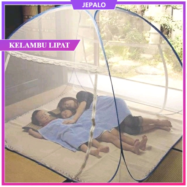 Jepalo KELAMBU LIPAT BUTTERFLY ANTI NYAMUK KELAMBU TENDA ANAK DAN ORANG DEWASA / Kelambu Tidur Tirai