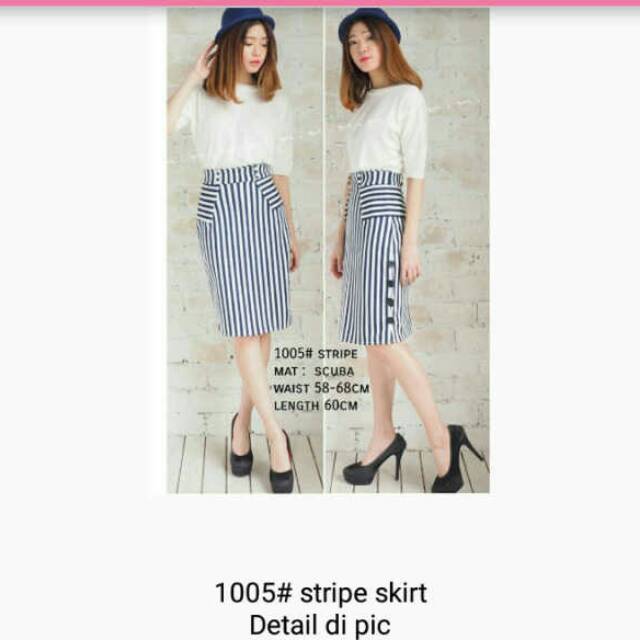 Stripe skirt