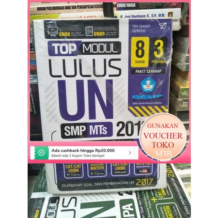 Original top modul lulus UN SMP MTS 2018-0