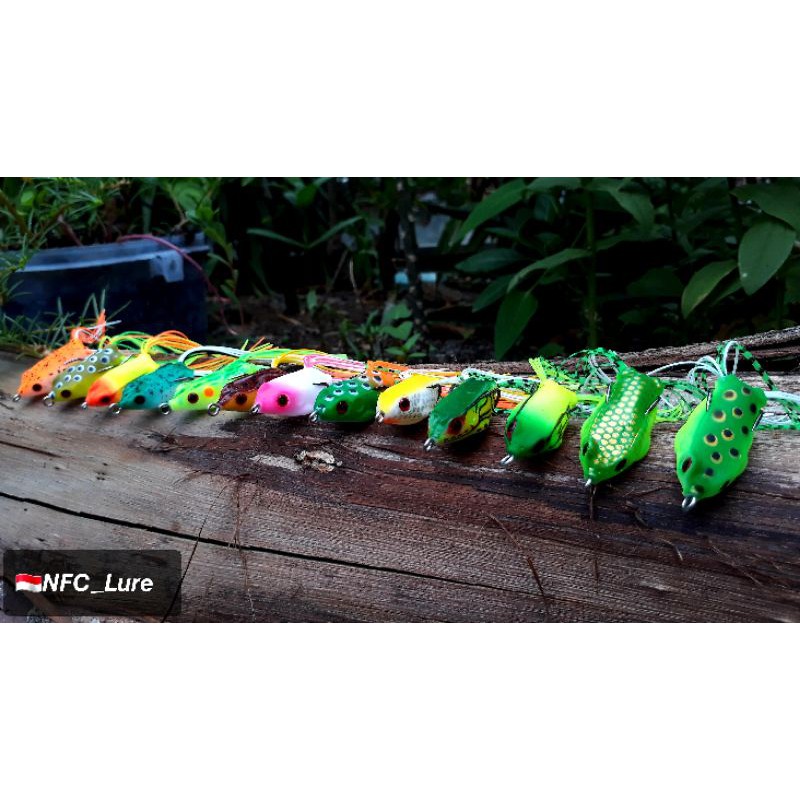 Soft frog killer 4cm/5,5gr. Umpan casting gabus/toman bentuk katak