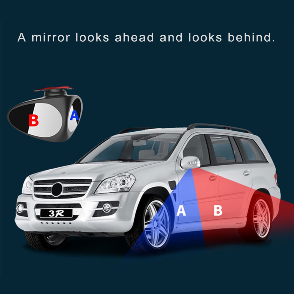 Double vision blind spot auxiliary lens Wide angle lens Rear mirror Rear mirror