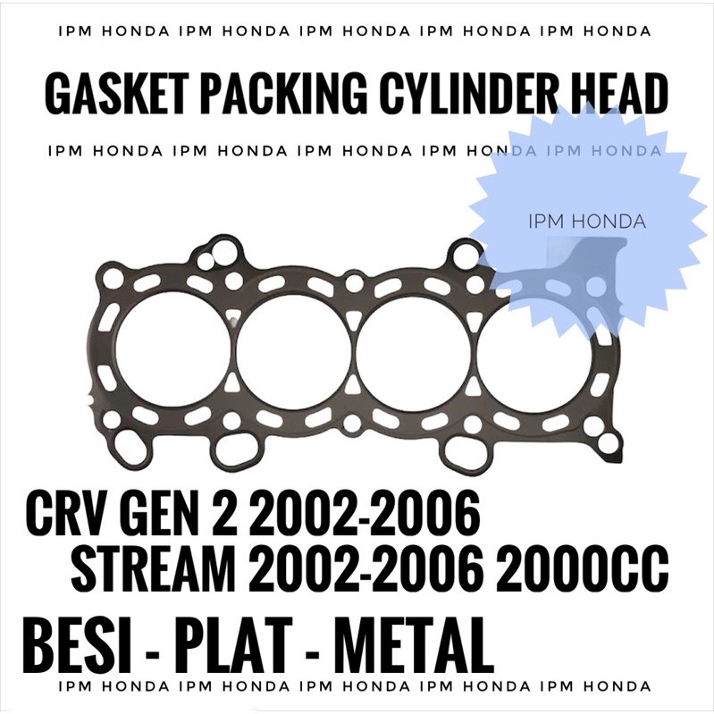 12251 PNA Paking Packing Gasket Cylinder Head Honda CRV GEN 2 RD4 Stream 2.0 2000cc 2002-2006
