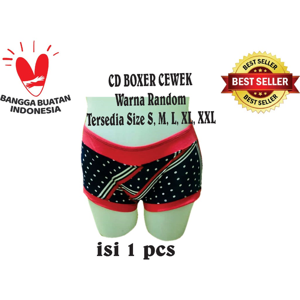 CD BOXER CEWEK 3 Pcs /cd boxer wanita