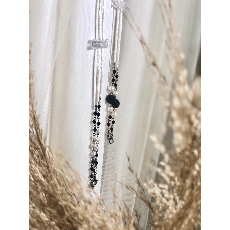 2IN1 TALI MASKER HIJAB STRAP MASKER HIJAB 2IN1 KALUNG MASKER STRAP MASKER RANTAI KONEKTOR