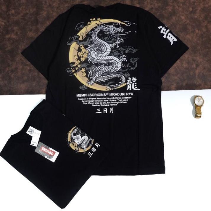 KAOS BIG SIZE M L XL 2XL 3XL 4XL 5XL JUMBO XXL XXXL XXXXL XXXXXL DRAGON BLACK KAOS OVERSIZE | TDP.02