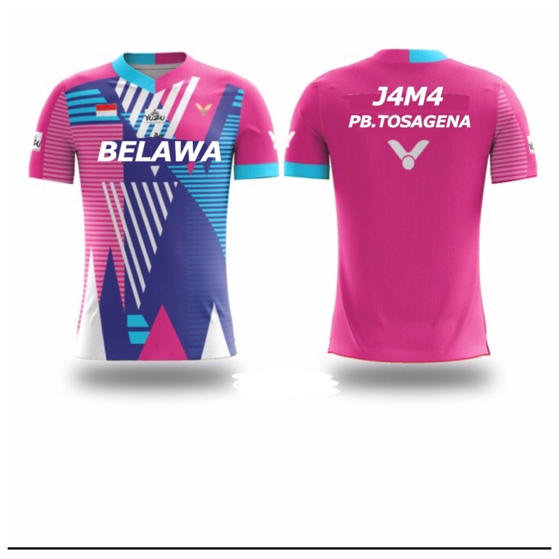 jersey badminton - jersey bulutangkis - jersey badminton custom - jersey custom full printing