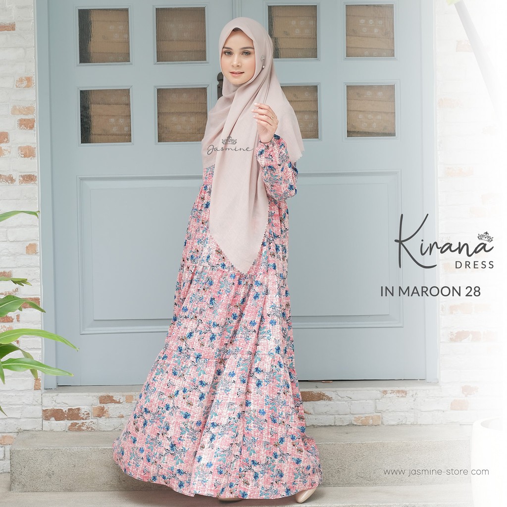 KIRANA DRESS || Gamis Original By JASMINE