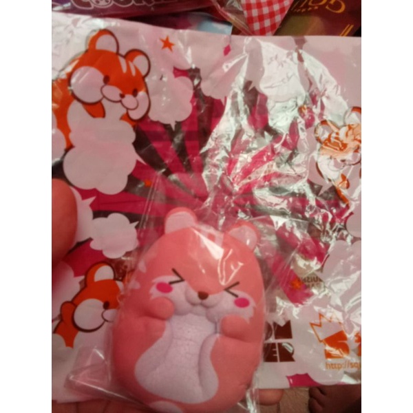 squishy ibloom pom pom hamster pink ⚠️BACA DESKRIPSI⚠️