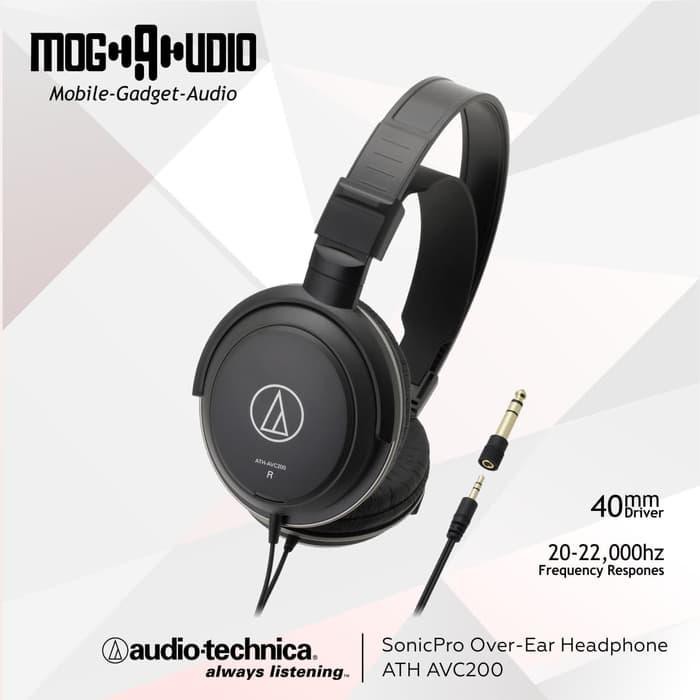 AUDIO TECHNICA ATH AVC 200 - AVC200 SONICPRO OVER-EAR HEADPHONE