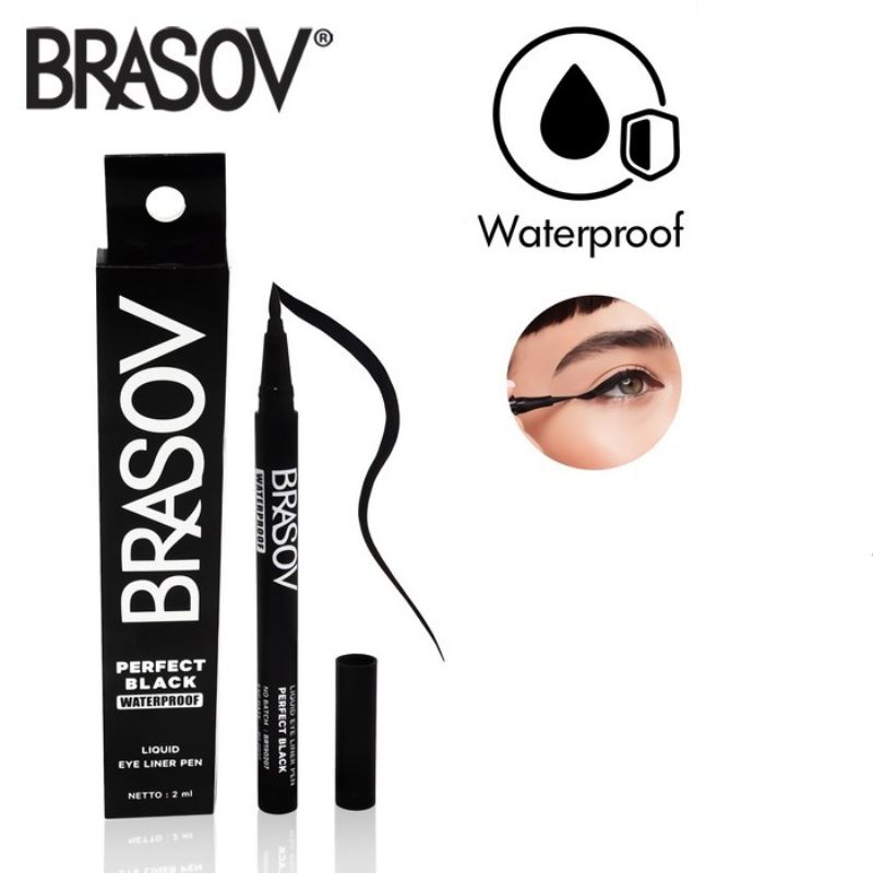 BRASOV WATERPROOF liquid eyeliner 2ml