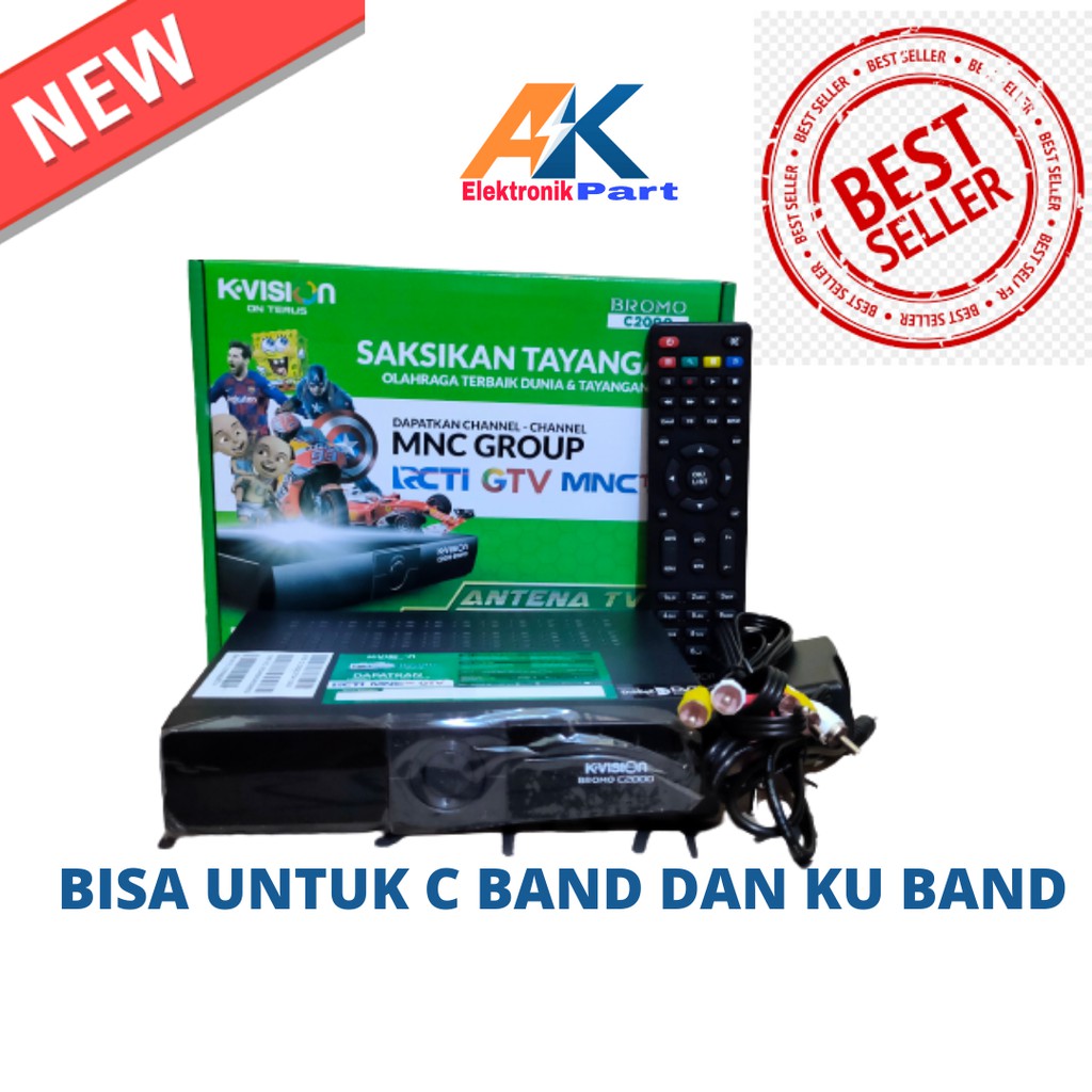RECEIVER DIGITAL PARABOLA KVISION BROMO C 2000