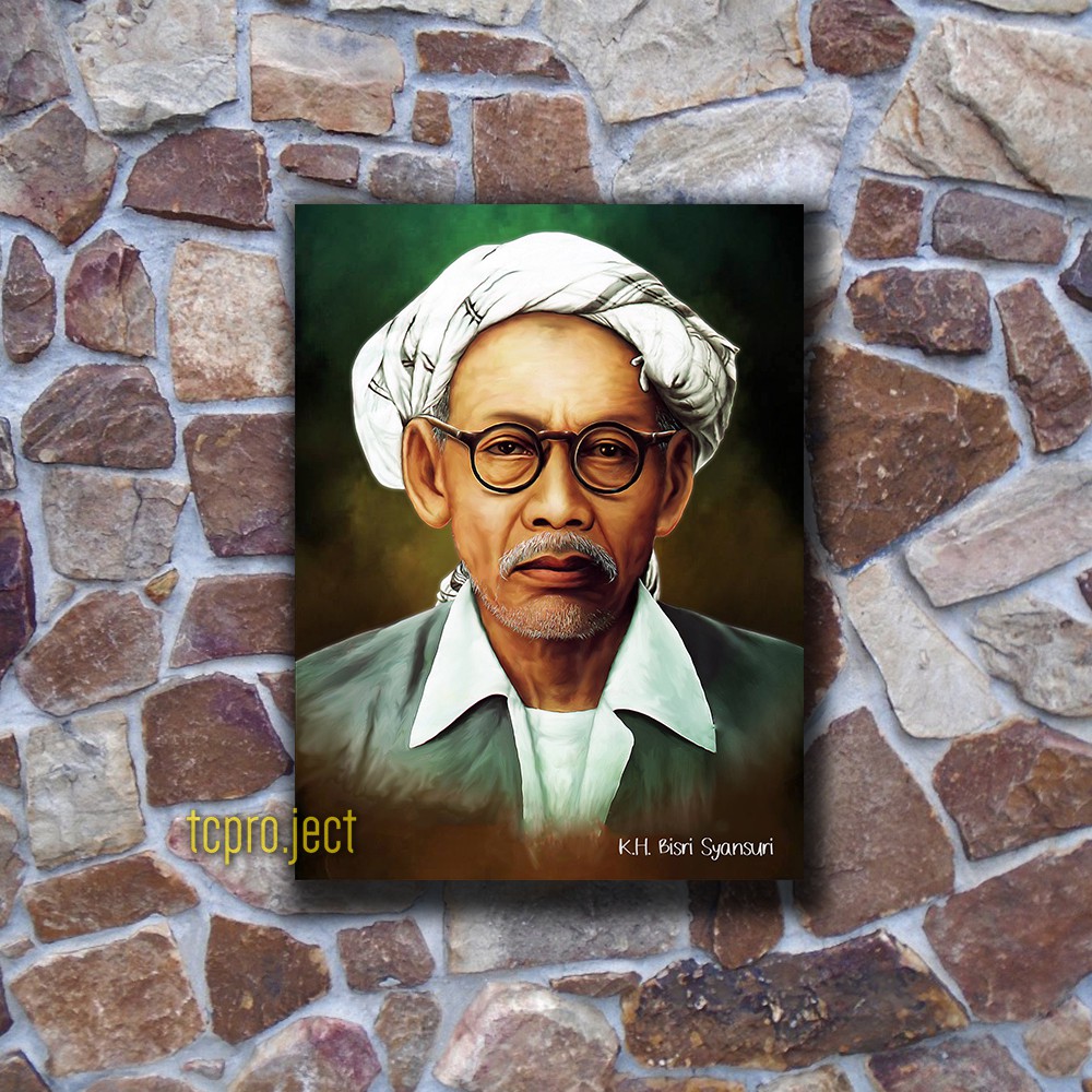 KH BISRI SYANSURI POSTER - DEKORASI HIASAN DINDING