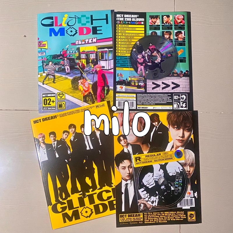 (READY BISA COD) READY INA ALBUM SEALED GLITCH MODE SCRATCH VER UNSEALED PHOTOBOOK PB NCT DREAM 2ND