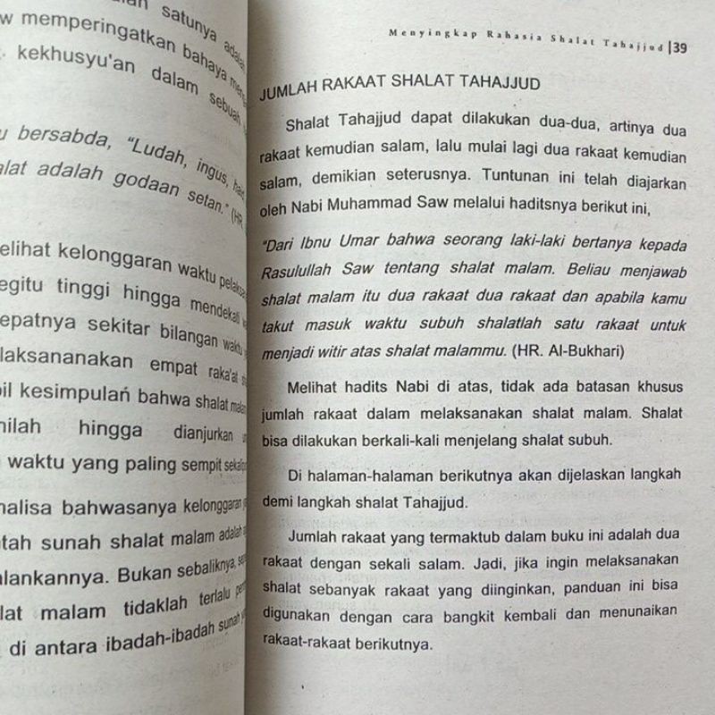 Buku Menyingkap Rahasia Shalat Tahajjud