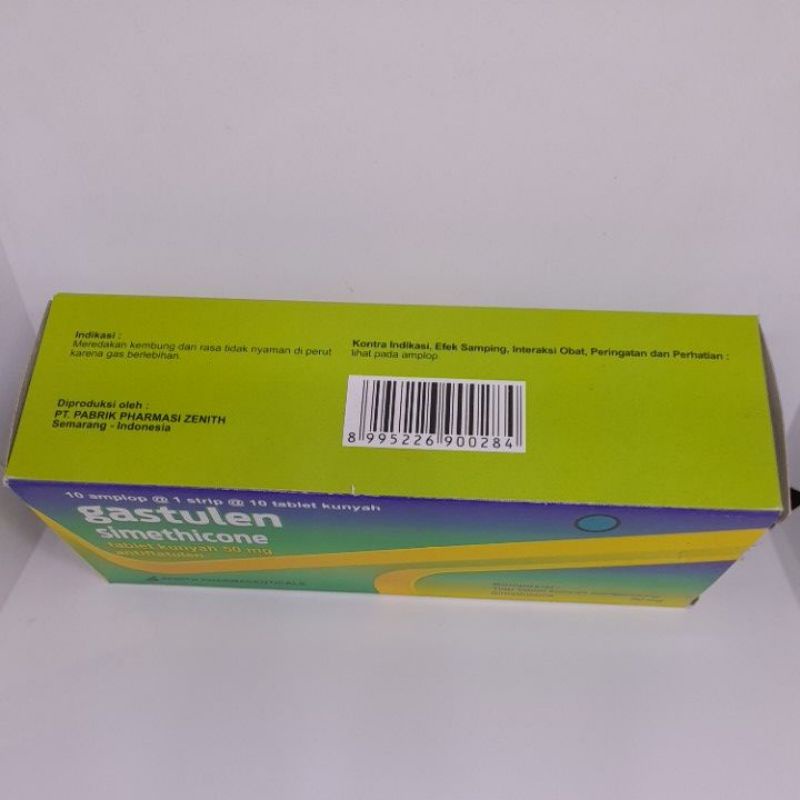 GASTULEN 50 mg 10 Tablet - Tablet Kunyah ED 09/24