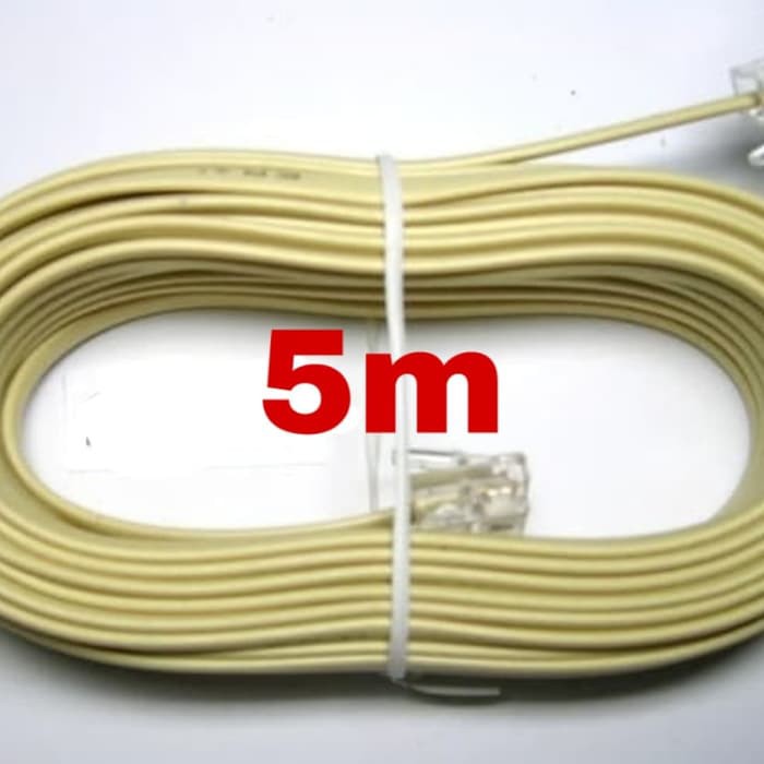 Kabel telepon 5m rj 11