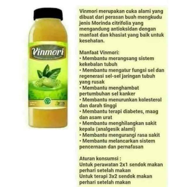 

Vinmori Original HWI Herbal Cuka Mengkudu