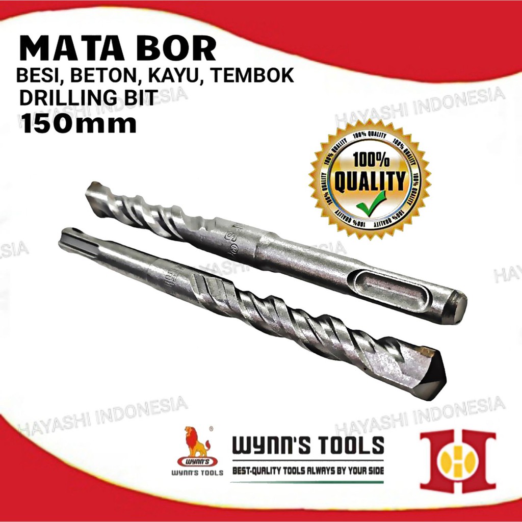 Mata Bor Besi Beton Tembok Kayu 6mm 8mm 10mm 12mm 14mm 16mm Drill