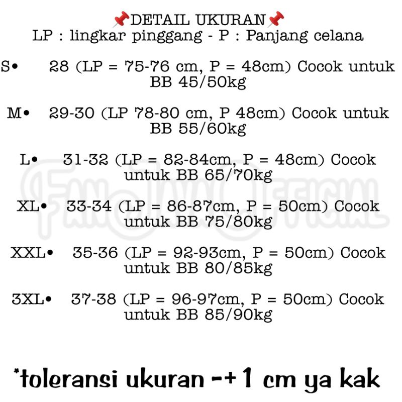 Celana tartan Pendek Twill combed 28-38 printing Original