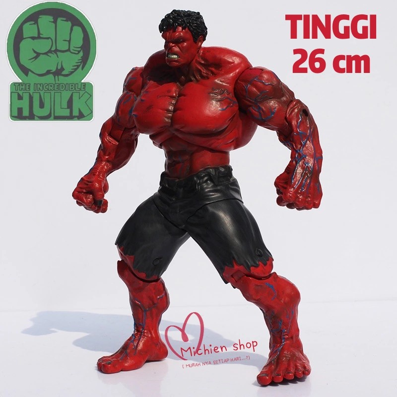 Action Figure Hulk Marvel Superhero red hulk