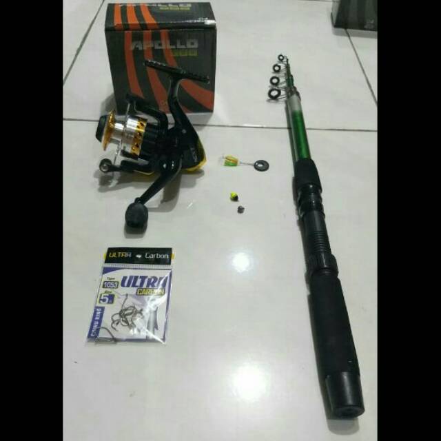 SET ALAT PANCING [Reel Spool Metal] JORAN 150, 180, 210, 240, 270cm