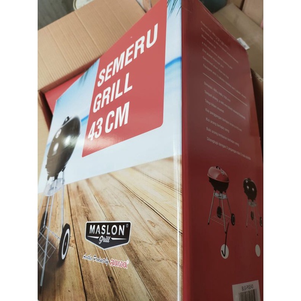Maspion Panggangan Semeru Grill 43 Cm Panggangan Serbaguna bbq