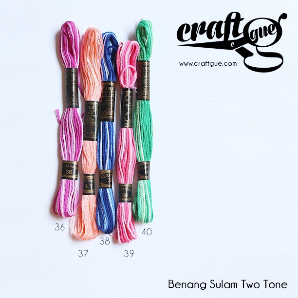 Benang Sulam Two Tone GRADASI (11-50)