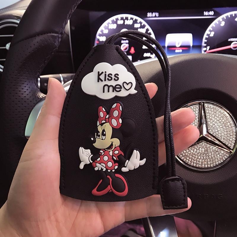 gantungan kunci mobil dompet kunci mobil mickey minnie  gantungan kunci STNK