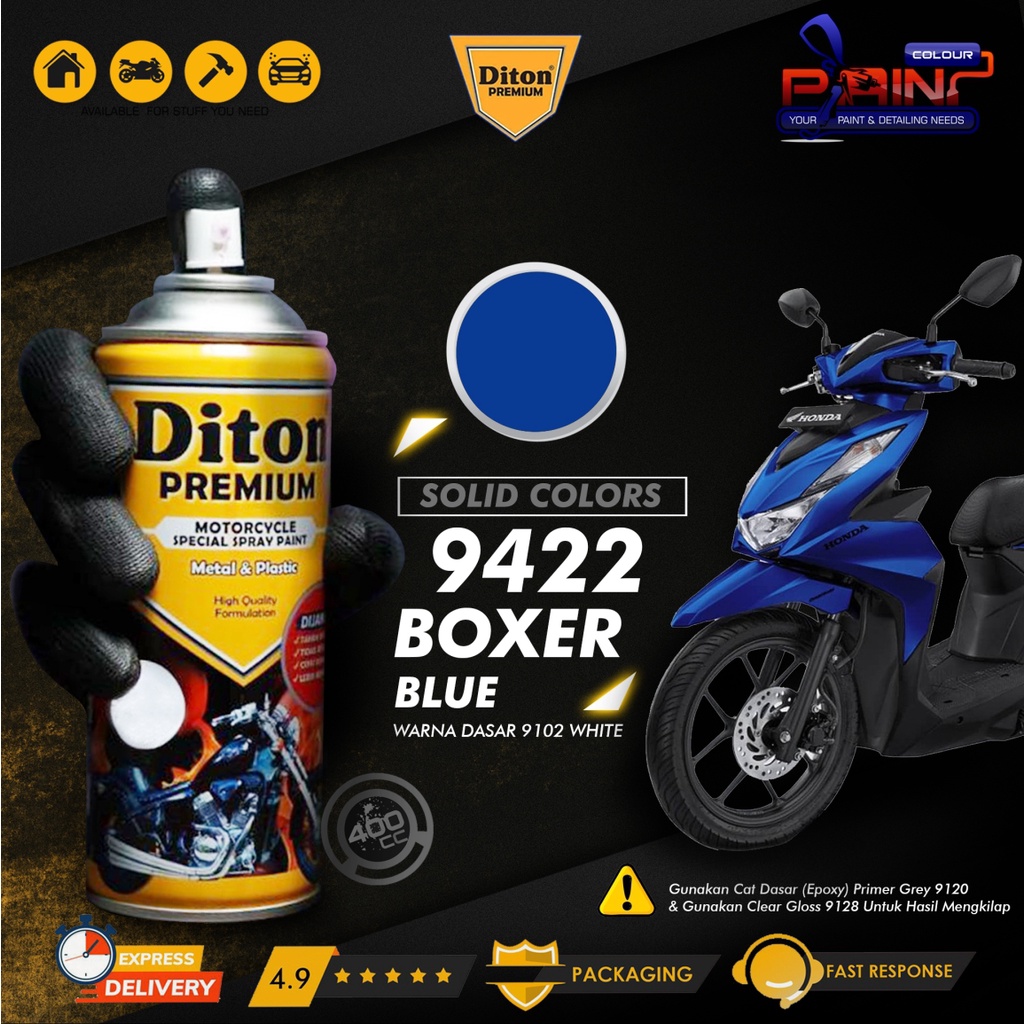 Diton PREMIUM 9422 Boxer Blue Cat Semprot /Pylox/Samurai Helm/Motor