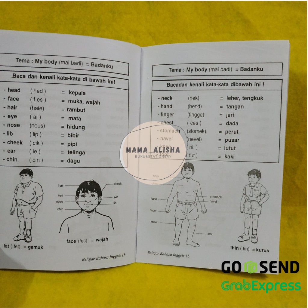 Paket Buku Anak Belajar Bahasa Inggris Jilid 1 untuk TK dan SD-4