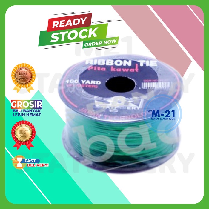 

RIBBON TIE 91M GZ921-D GREEN