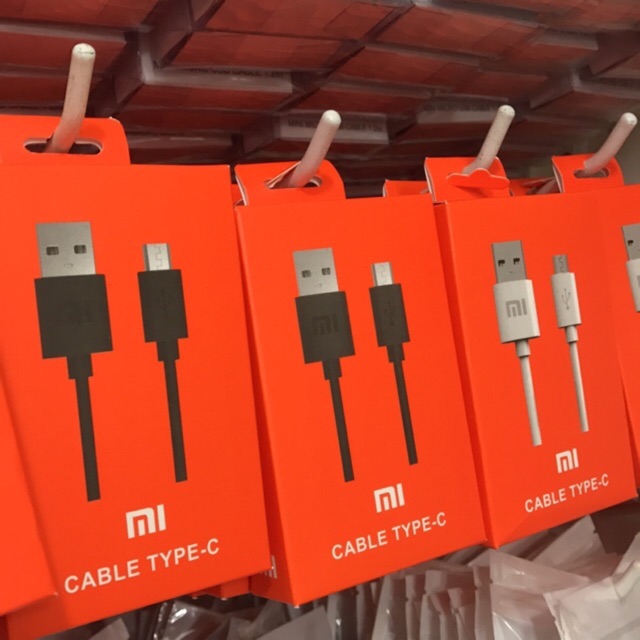 Kabel xiaomi Type C + packing orange