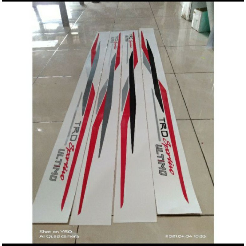 Stiker Rush / Terios TRD Sportivo Ultimo