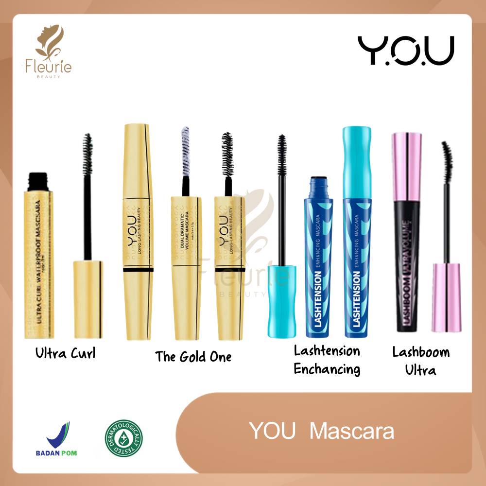 YOU Mascara - Ultra Curl / Dual Dramatic / Lashtension Enhancing / Lashboom Ultra Original BPOM