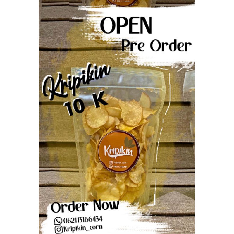 

Keripik singkong varian rasa jagung manis