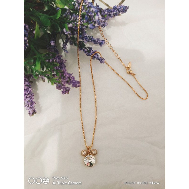 kalung mickey swarovski osd
