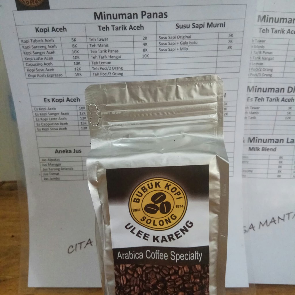 

Kopi Aceh Arabica Gayo Specialty