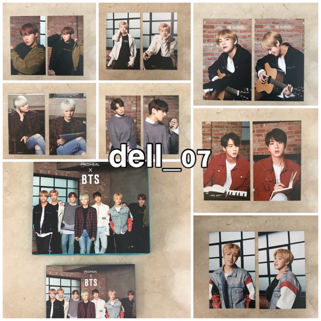BTS x MEDIHEAL PHOTOCARD POSTCARD SET
