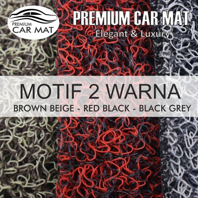 Karpet Lantai Mie / Karpet Mobil Motor Mie METERAN Motif 2 Warna