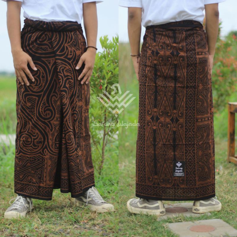 SARUNG PRIA TERBARU MOTIF TEROMPAH SHOLAT DEWASA SARUNG MOTIF BALIMUN SARWON-Wjdasmat