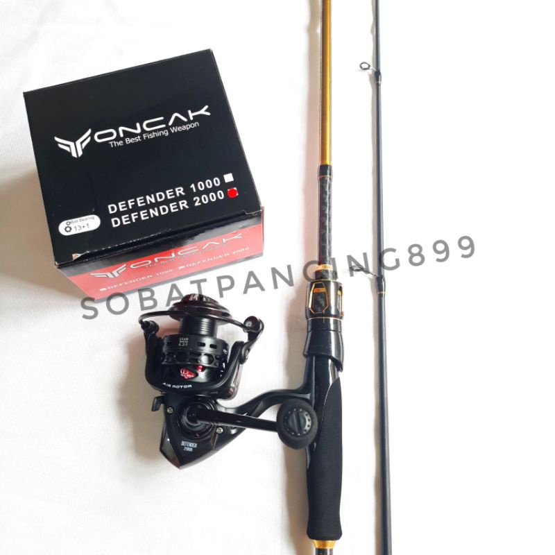 joran set spinning DAIDO TRISULA 165/180 + ONCAK DEFENDER 1000/2000/3000