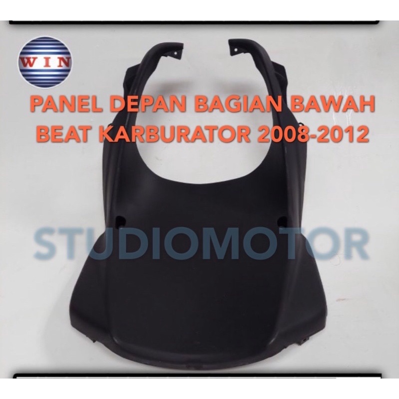 Cover Lumpur Paru-Paru Panel Depan Bagian Bawah Spoiler Beat Lama Karbu Carbu Karburator BeAT 2008 - 2012 Brand Win