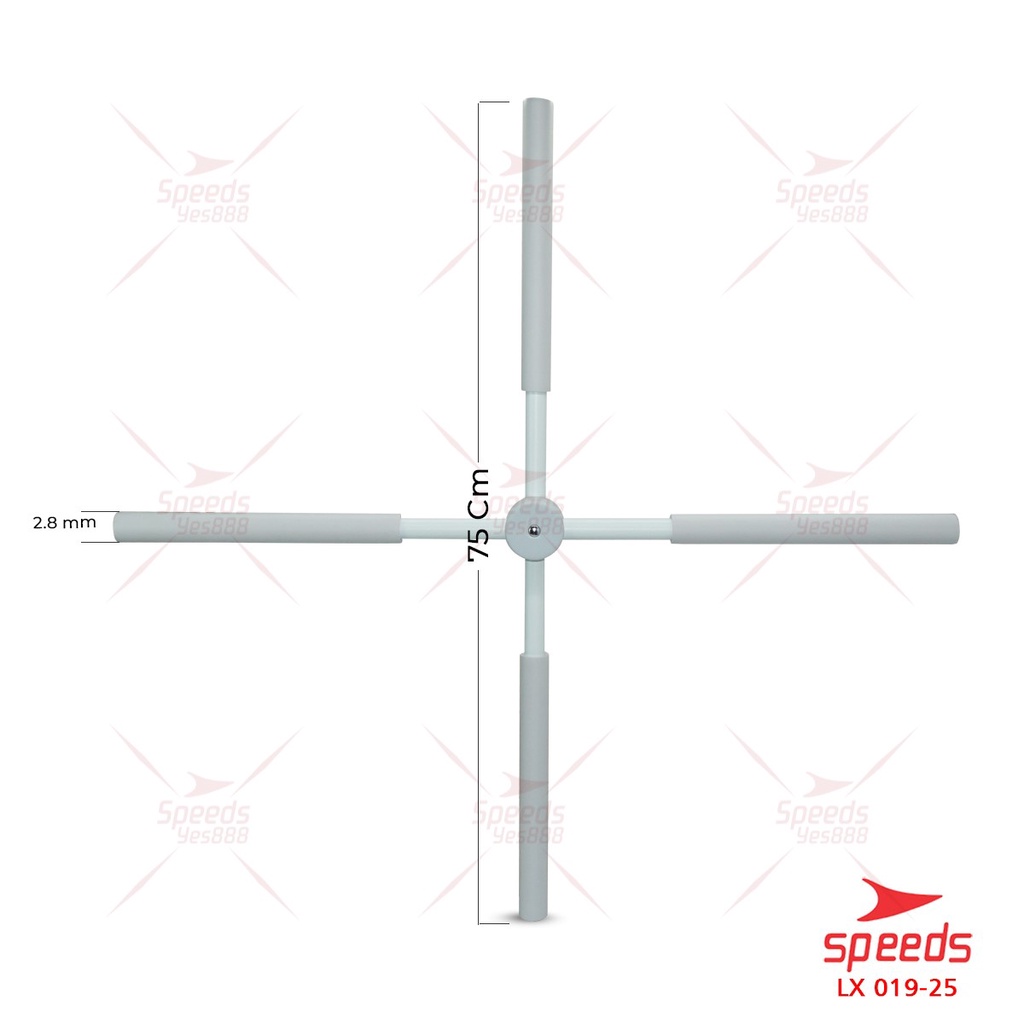 SPEEDS Tongkat Yoga Body Stick Streching Alat Penegak Punggung dan Dada 019-25-Grey