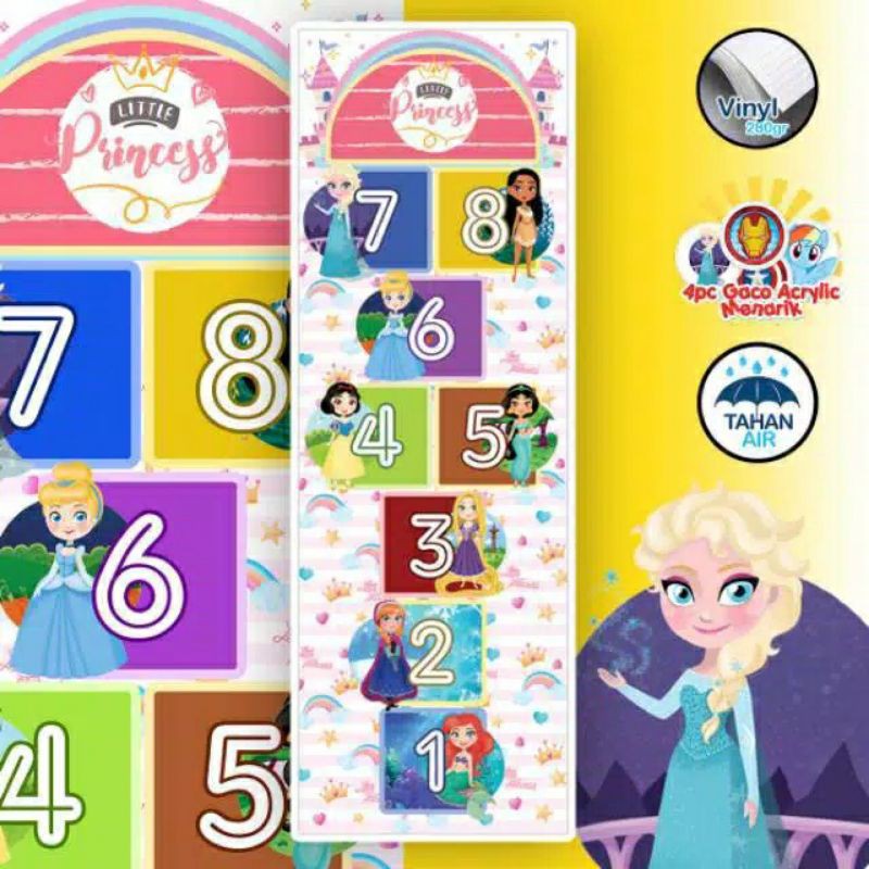 Temukan KARPET ENGKLEK - PRINCESS DISNEY | HOPSCOTCH | MAINAN EDUKASI