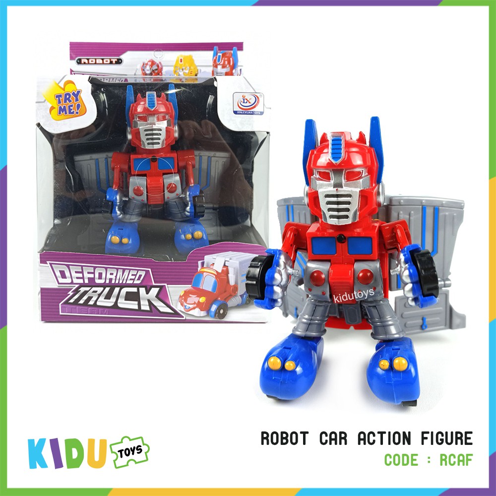 Mainan Anak Robot Robot Car Action Figure Kidu Toys