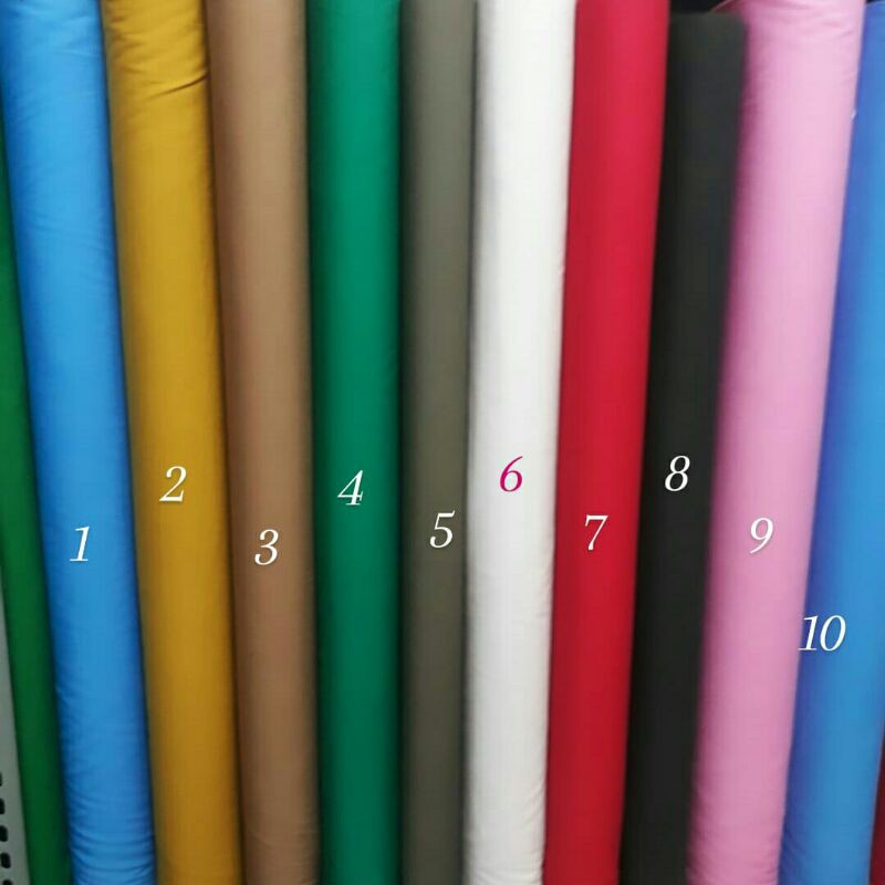 Bahan katun poplin /Katun Jepang/Bahan katun polos/Tokai